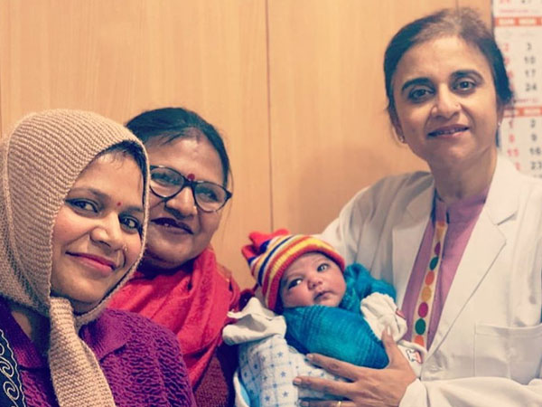 Blessed with the baby after Lap surgery for Large cyst done at LMIC